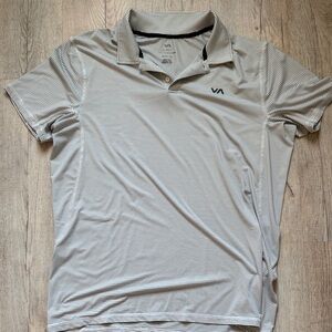 RVCA Men's Striped Vent Polo Shirt; XL